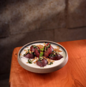 Kebbeh Makanek With Laban