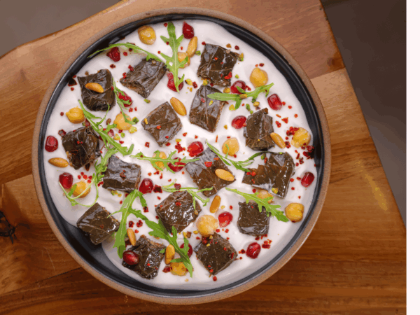 Vine leaves fatteh