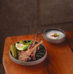 Vine leaves with Lamb Ribs